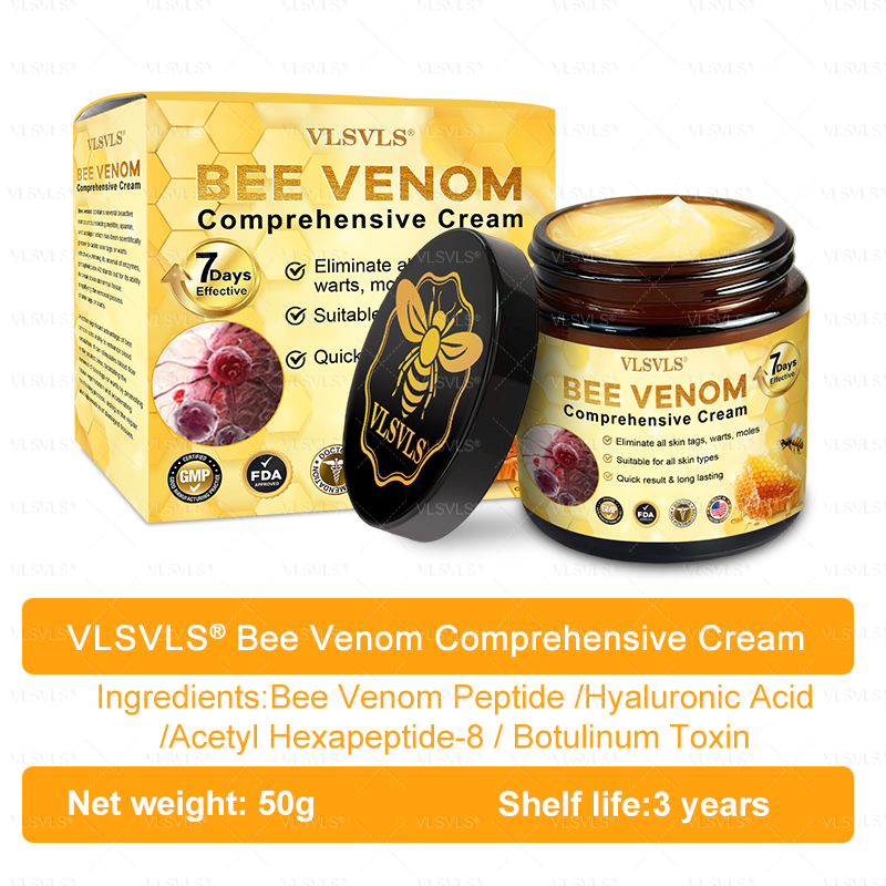 Made and Shipped from USA 🌟🌟VLSVLS® Bee Venom Comprehensive Cream  LAST DAY 80% OFF(Sagging Skin, Fine Lines, Loss of Firmness, Flat Bust, Drooping Hips, and More)